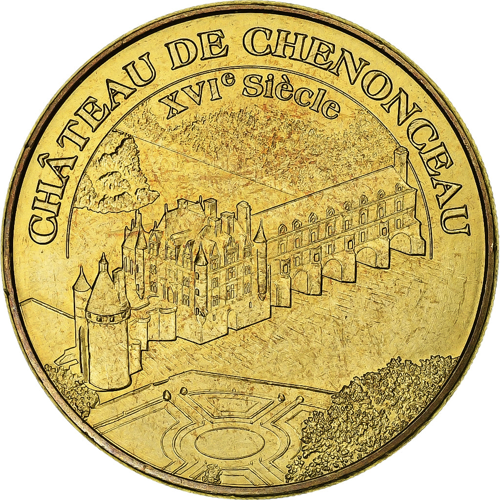France, Token, Chenonceau -  Chateau n°3, 2015, Copper-nickel Aluminium, MDP