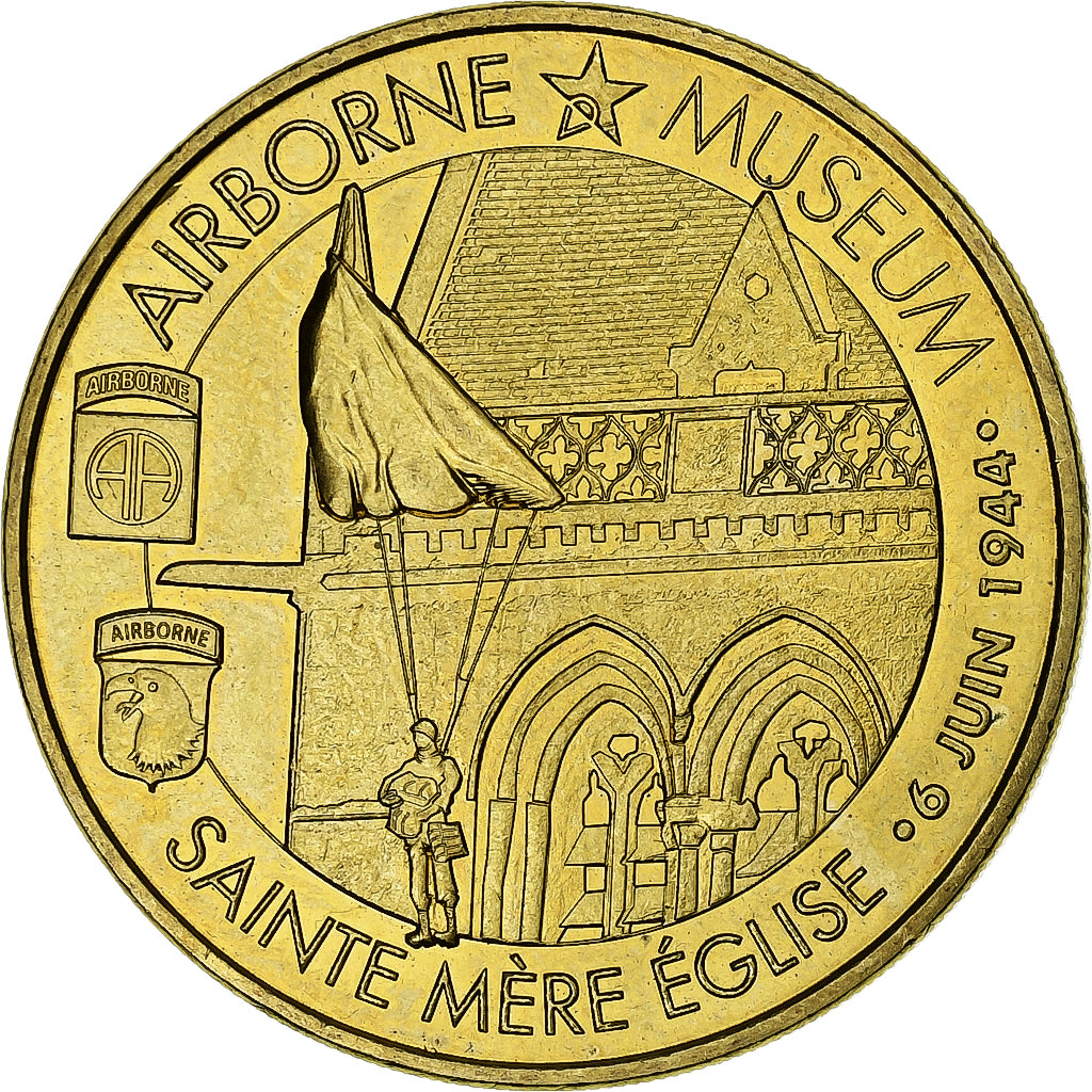 France, Token, 50/ Musée Airborne - Saint-Mère-Eglise, 2022, Copper-nickel