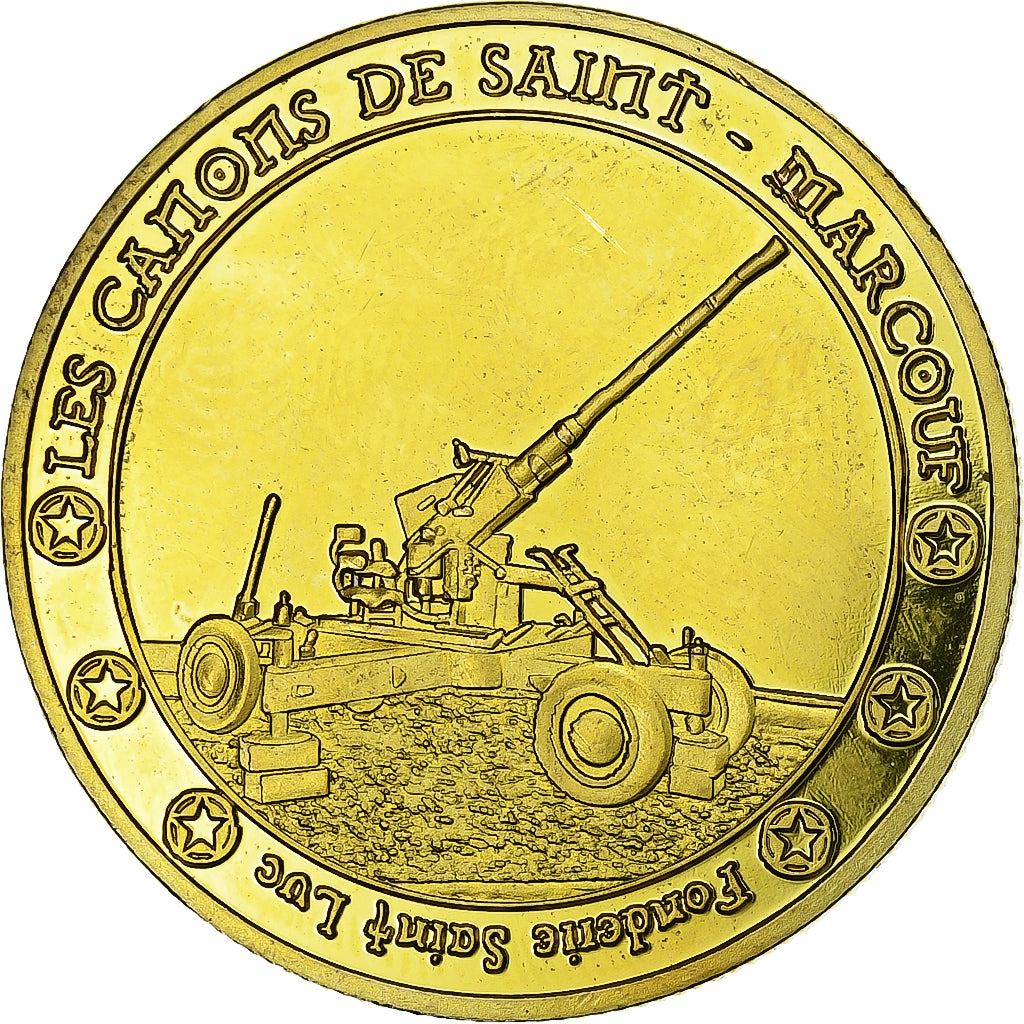France, Token, Les Canons de Saint-Marcouf, Copper-nickel Aluminium, Monnaie de