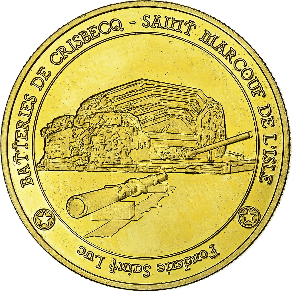 France, Token, Les Canons de Saint-Marcouf, Copper-nickel Aluminium, Monnaie de