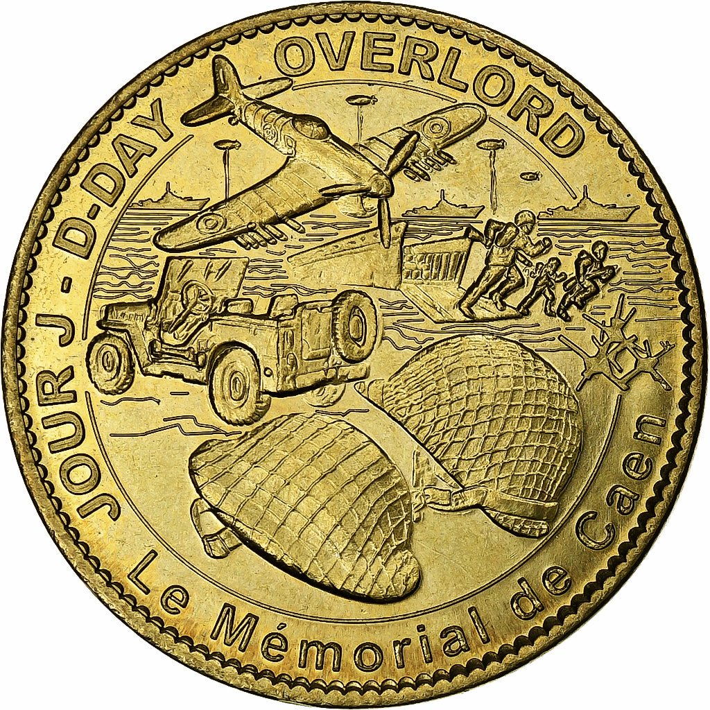 France, Token, D-Day - Opération Overlord, Copper-nickel Aluminium, Monnaie de