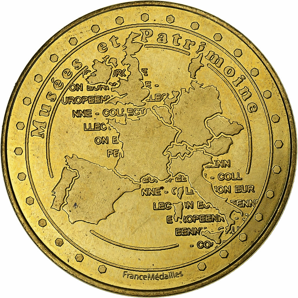 France, Token, Musée du Mur de l'Atlantique, Copper-nickel Aluminium, Monnaie