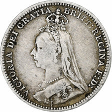 Coin, Great Britain, Victoria, 3 Pence, 1890, EF(40-45), Silver, KM:758