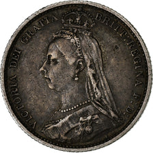 Great Britain, Victoria, 6 Pence, 1887, Silver, EF(40-45), KM:760