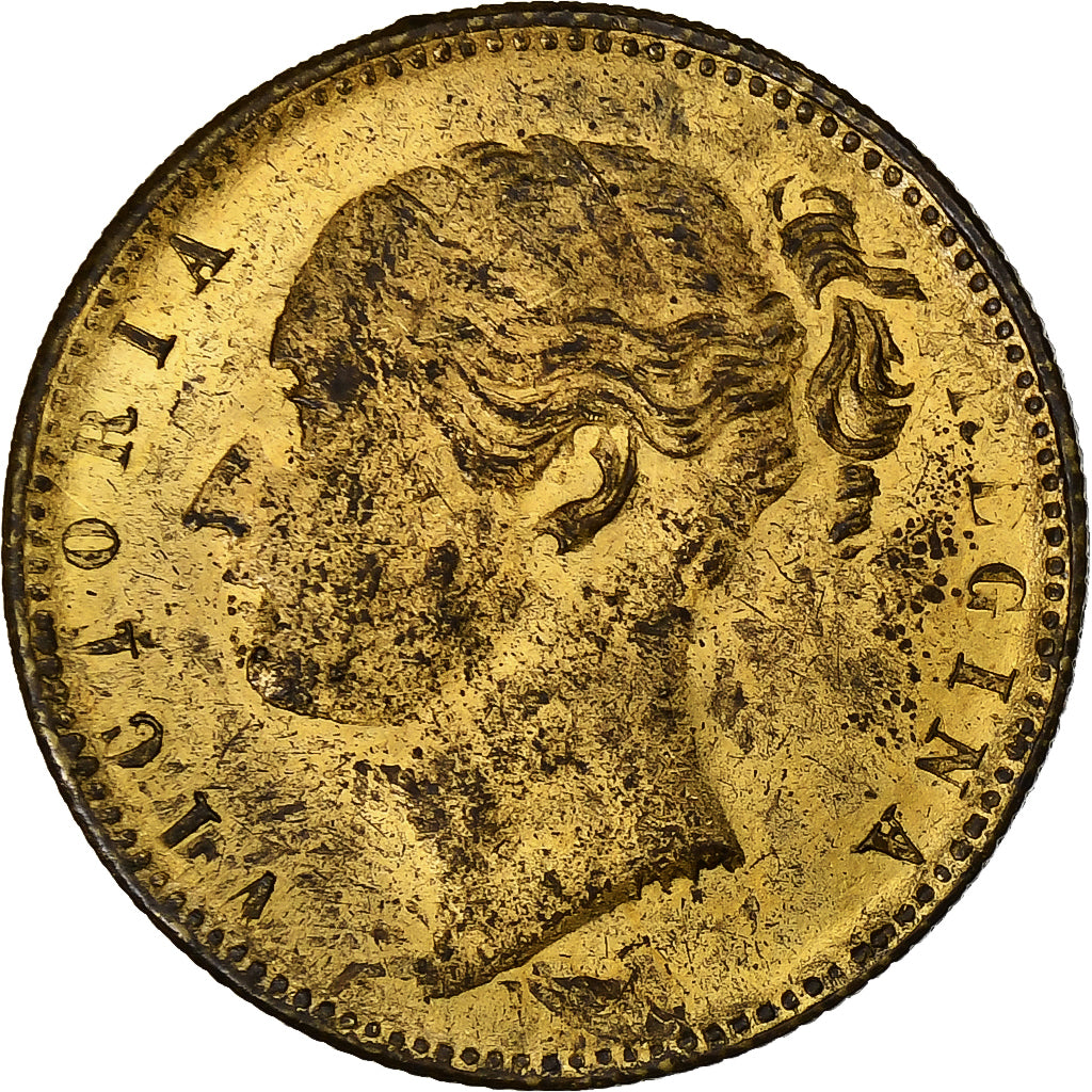 United Kingdom, betaalpenning, Victoria, To Hanover, 1837, Messing, S+