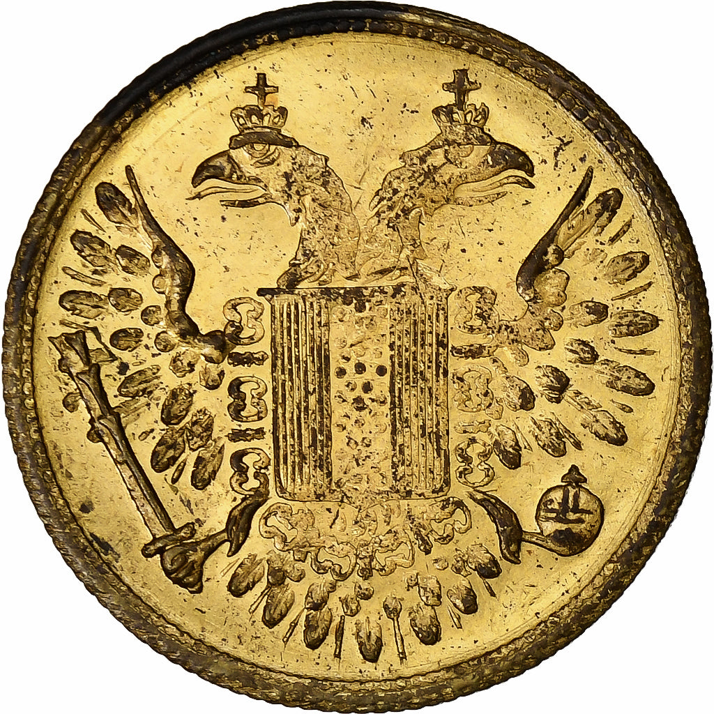 United Kingdom, betaalpenning, Victoria Regina, Messing, SS