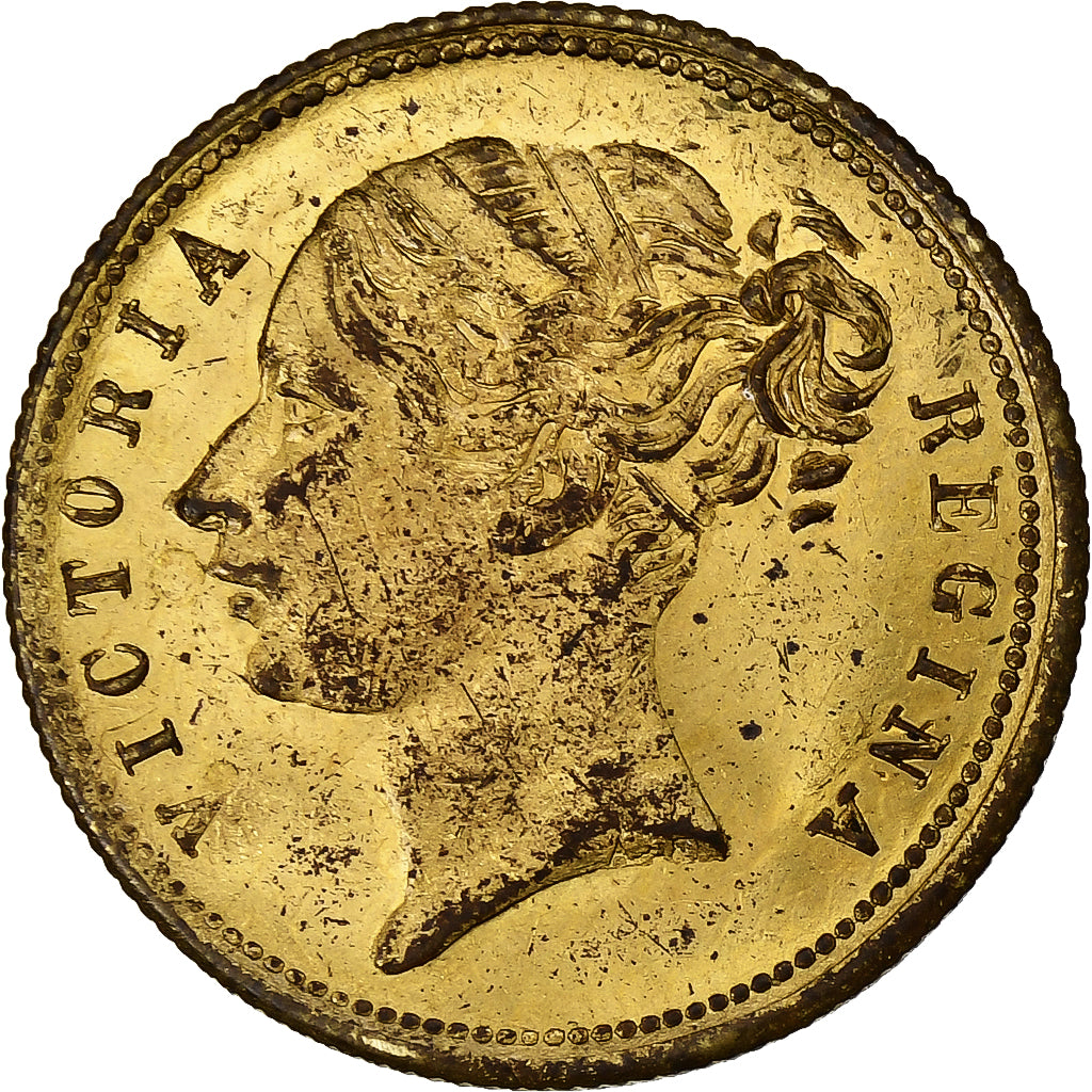 United Kingdom, betaalpenning, Victoria Regina, Messing, SS