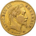 France, 10 Francs, Napoléon III, 1866, Strasbourg, Gold, VF(30-35)