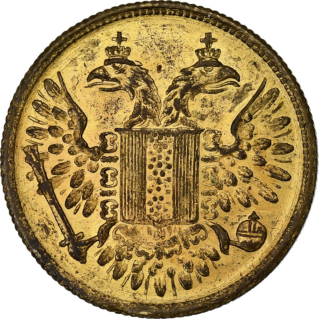 United Kingdom, betaalpenning, Victoria Regina, Messing, S+