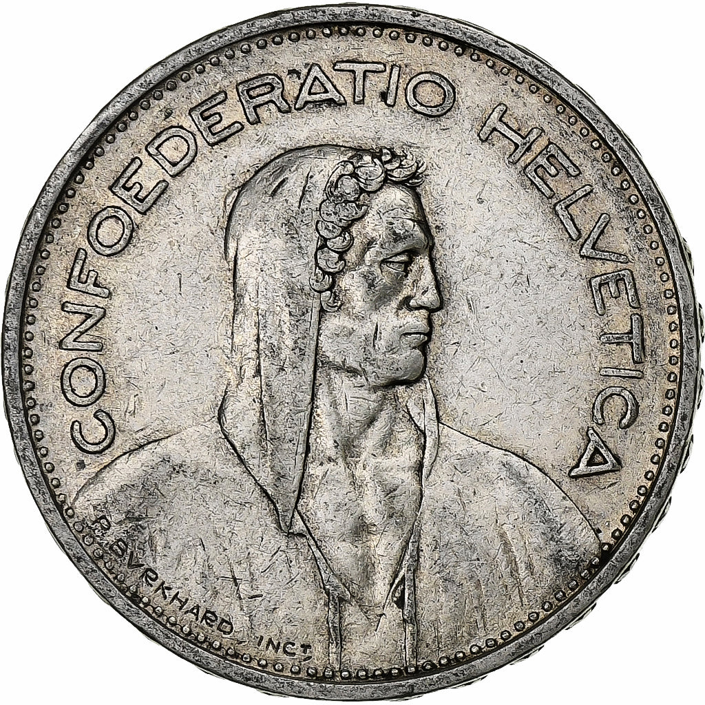 Switzerland, 5 Francs, 1931, Bern, Silver, EF(40-45), KM:40