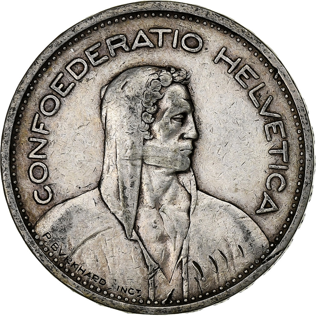 Switzerland, 5 Francs, 1931, Bern, Silver, EF(40-45), KM:40