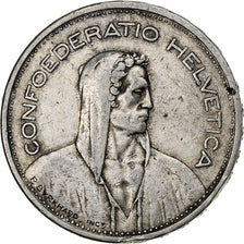 Switzerland, 5 Francs, 1935, Bern, Silver, EF(40-45), KM:40