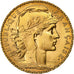 France, 20 Francs, Marianne, 1910, Paris, Gold, MS(64), Gadoury:1064a, KM:857