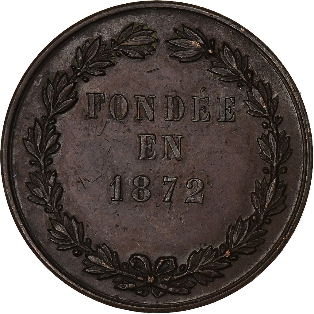 France, Token, Union du Commerce et de l'Industrie, Versailles, 1872, Copper
