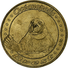 France, Token, Océanopolis, Brest, 2001, Copper-nickel Aluminium, EF(40-45)