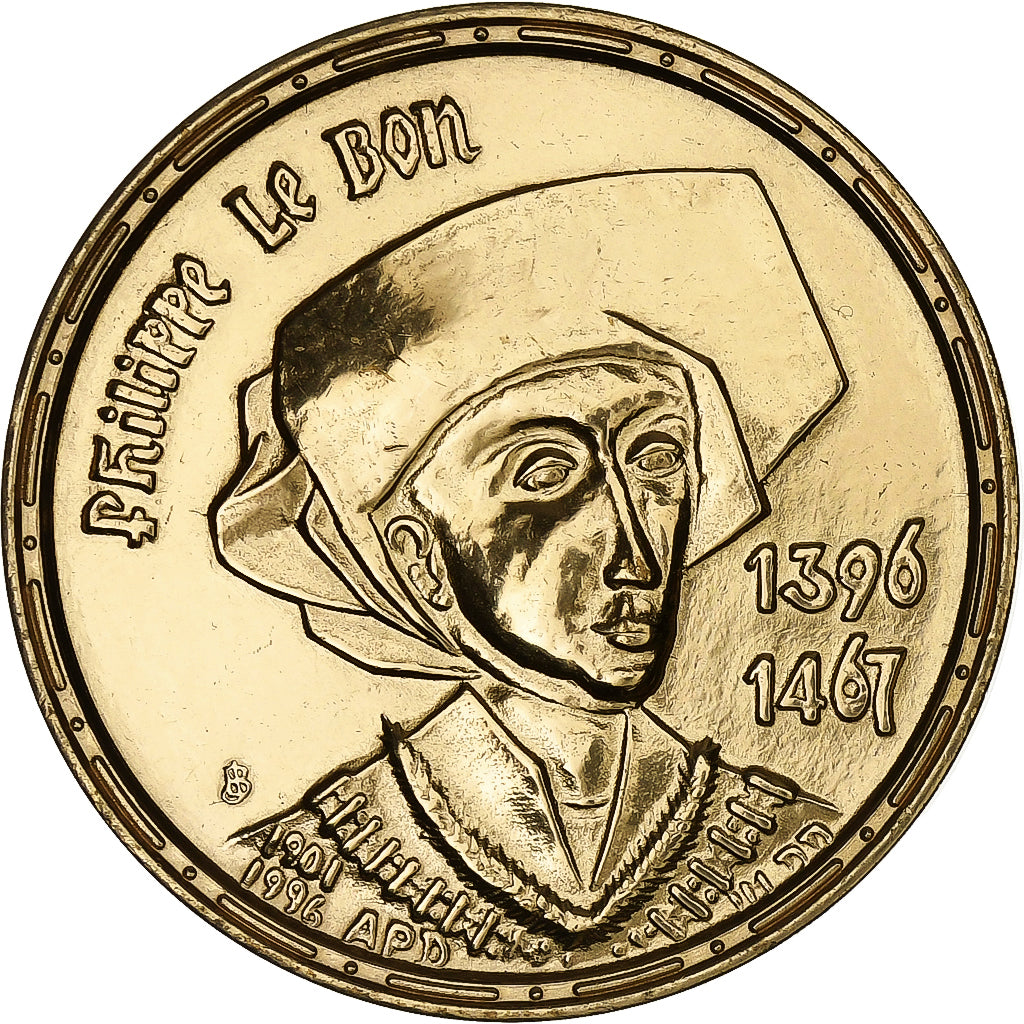 France, 3 Euro, DIJON, 1996, AU(55-58)