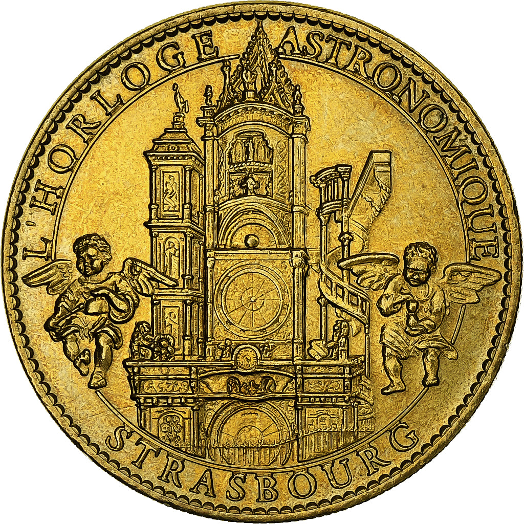 Francia, ficha, Strasbourg - Horloge Astronomique, 2015, Rame-nichel-alluminio