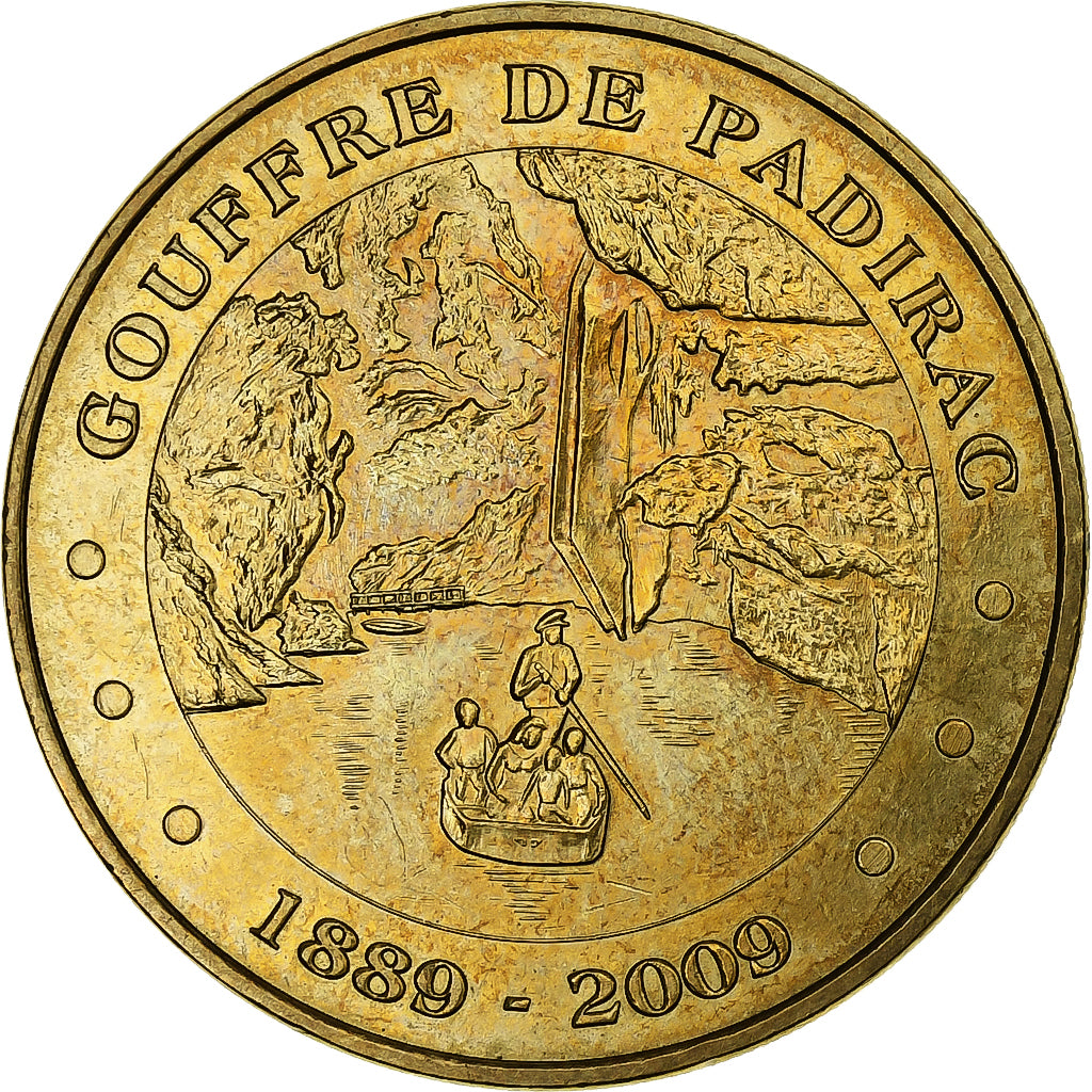 Francia, ficha, Padirac - Le Gouffre n°1, 2009, Rame-nichel-alluminio, MDP