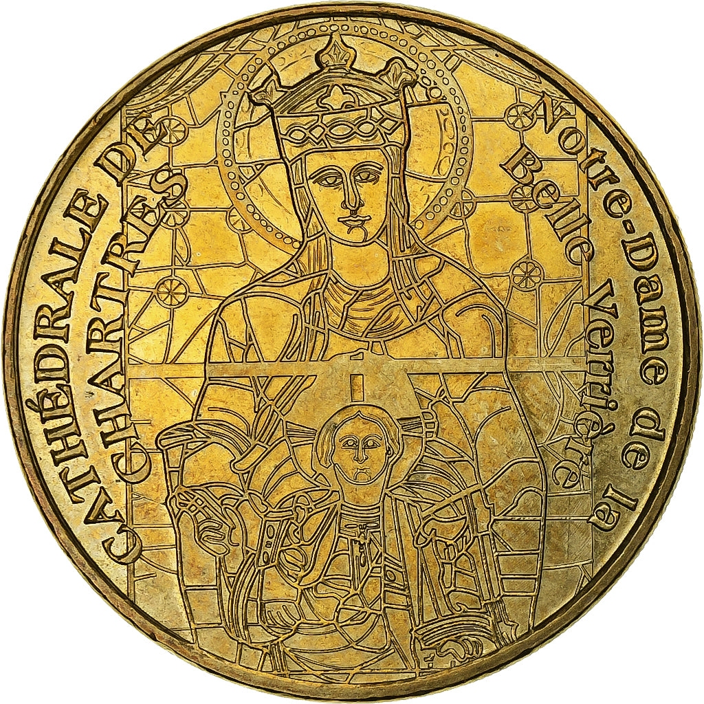 Francia, ficha, Chartres - La Cathédrale n°5, 2007, Rame-nichel-alluminio