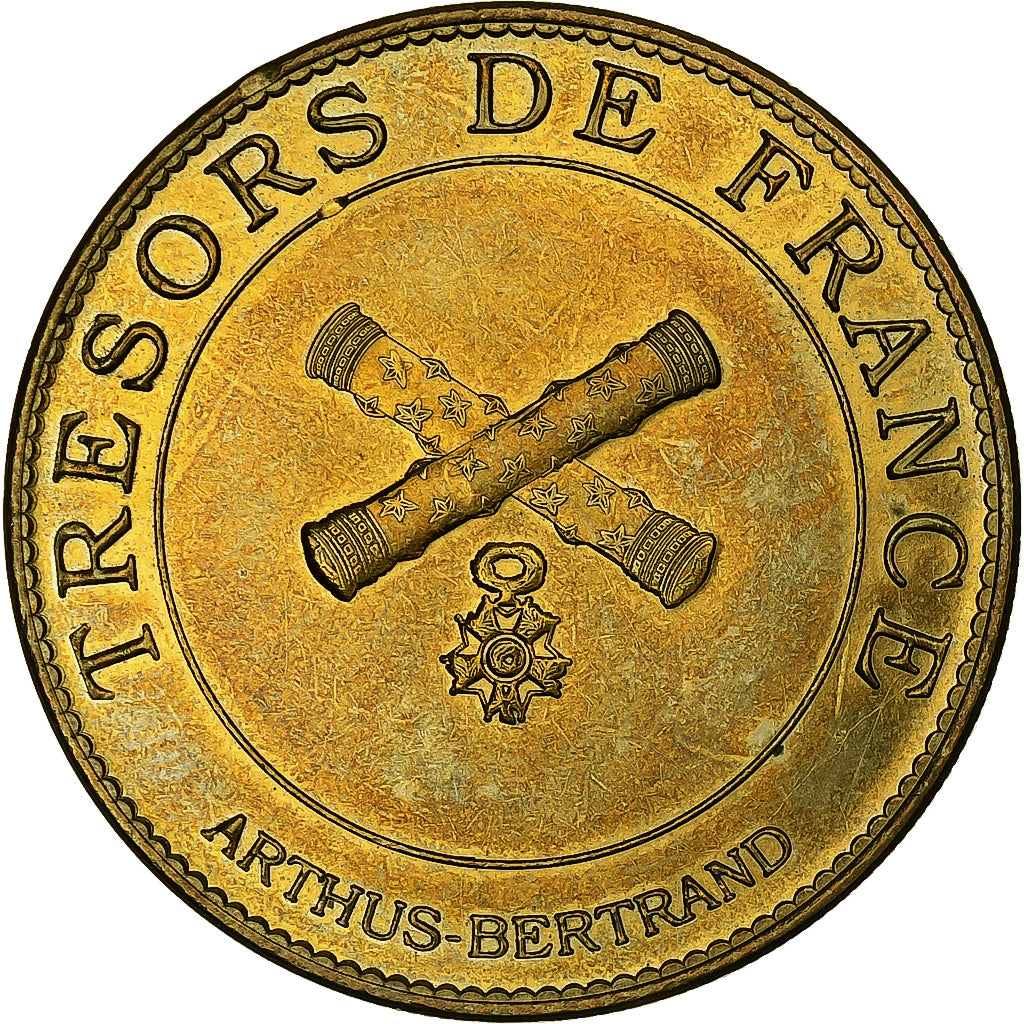 France, Jeton, Mémorial de Caen, Jeep et Avion, Cupro-nickel Aluminium, Arthus