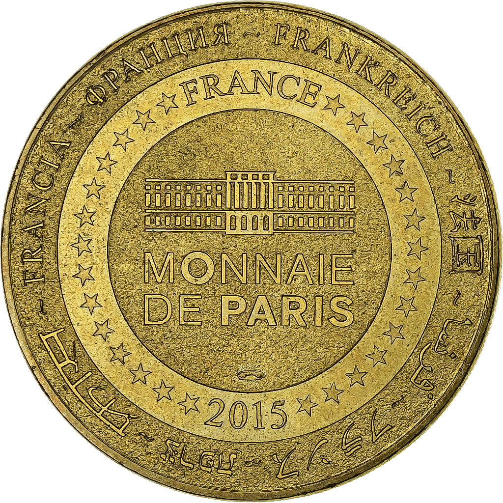 Frankreich, betaalpenning, Disneyland n°35 - Ratatouille, 2015, Copper-nickel