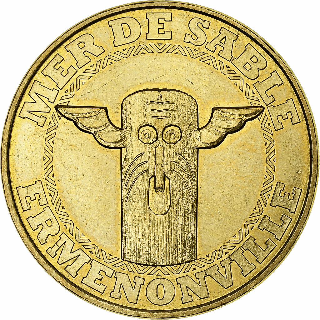France, Token, 60/ La Mer de Sable - Ermenonville, 2019, Copper-nickel
