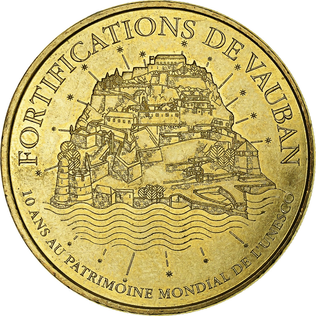 France, Token, Citadelle de Besançon, Vauban, 2018, Copper-nickel Aluminium