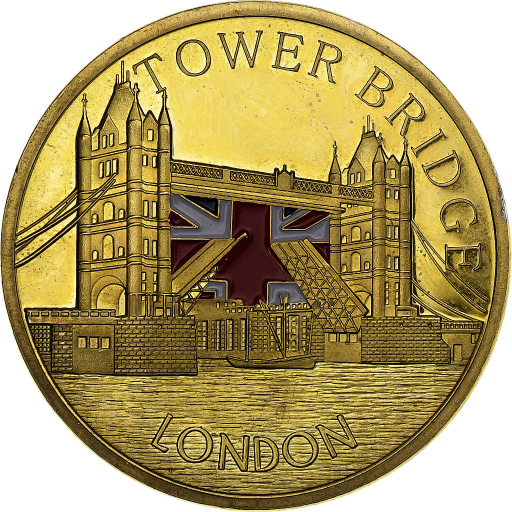 Gran Bretagna, medaglia, Tower Bridge, London, Rame-nichel-alluminio, SPL-