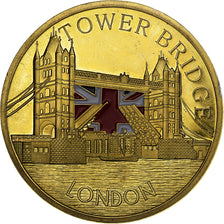 Gran Bretagna, medaglia, Tower Bridge, London, Rame-nichel-alluminio, SPL-