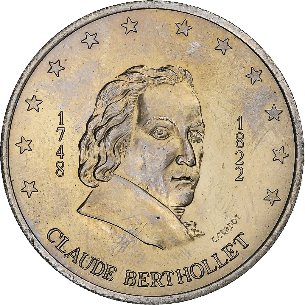 France, 2 Euro, Annecy - Claude Berthollet, 1998, AU(55-58)