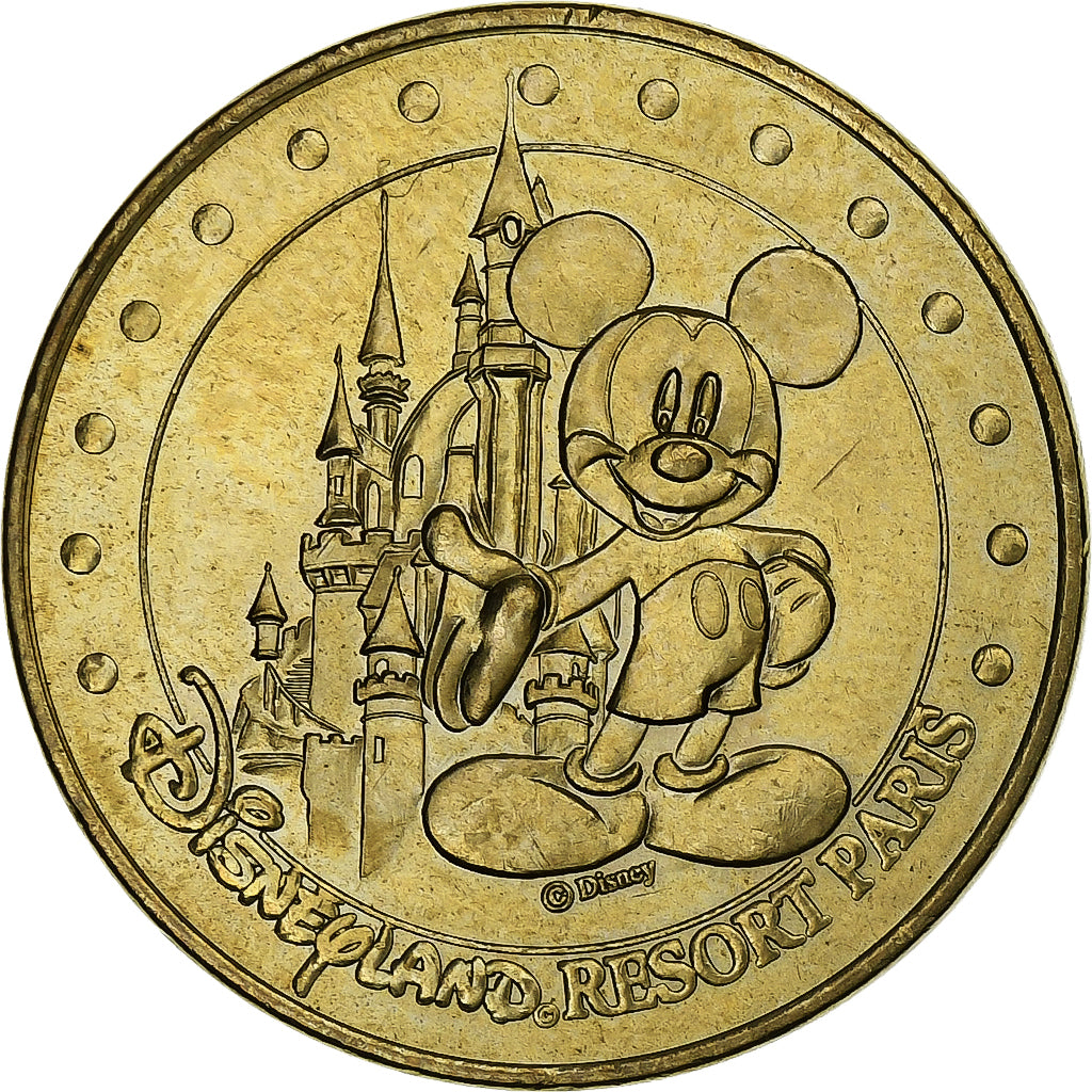 Frankreich, betaalpenning, Disneyland n°1 - le château, 2005, Copper-nickel
