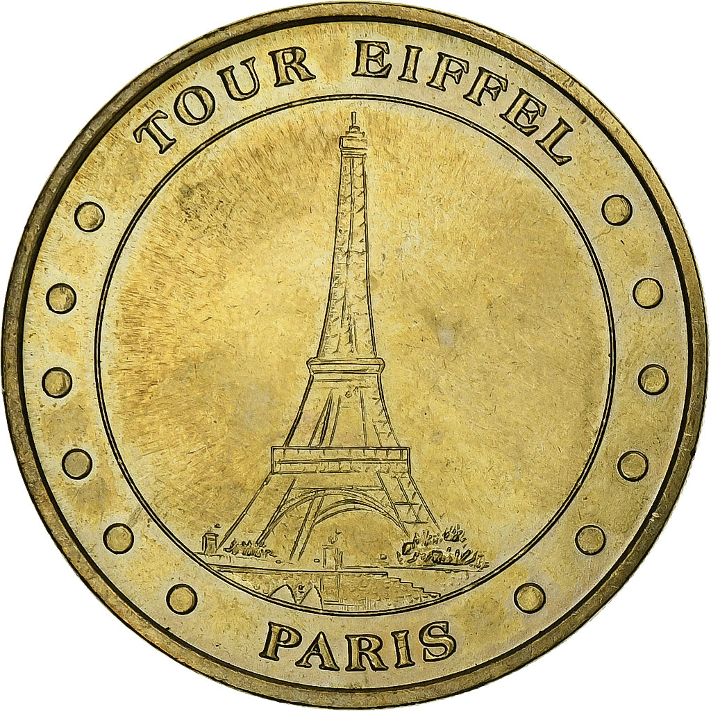 Francia, ficha, Paris - Tour Eiffel n°2, 2005, Rame-nichel-alluminio, BB+
