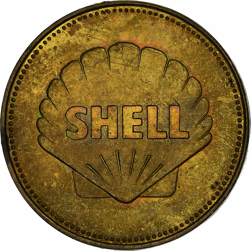 France, Jeton, Aviation, Graf Zeppelin, 1928, Bronze-aluminium, Shell, TTB+