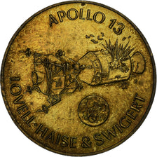 France, Token, Espace, Apollo 13, Bronze-Aluminium, Shell, AU(55-58)