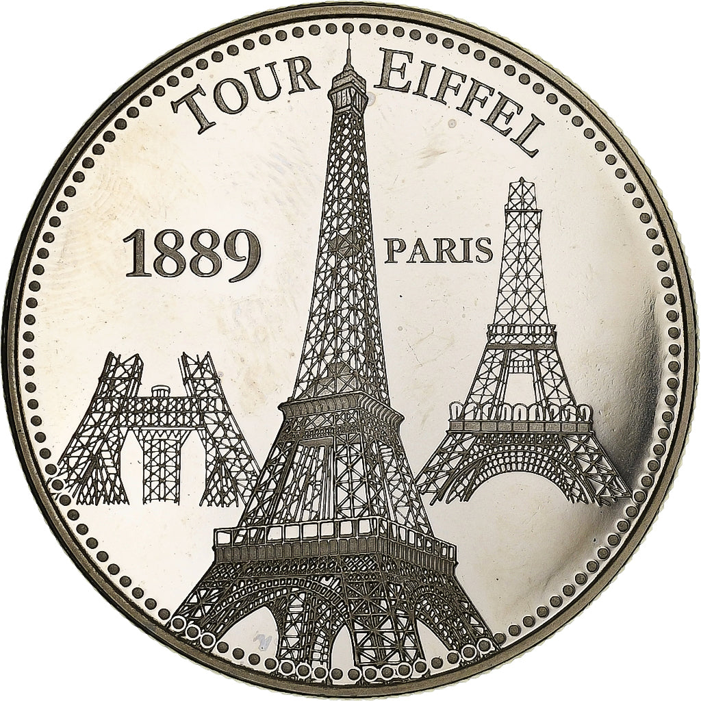 Francia, medaglia, Tour Eiffel, Rame-nichel, SPL+