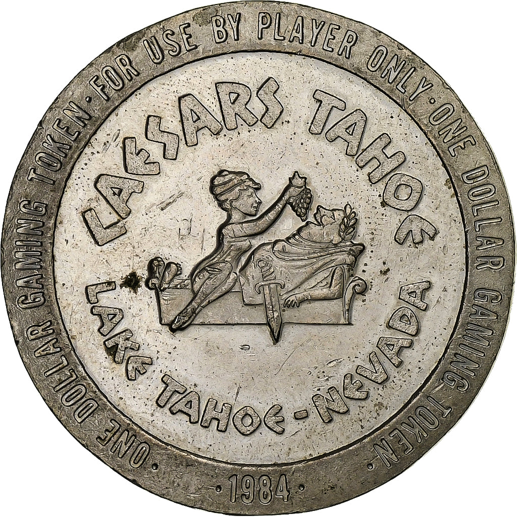 Stany Zjednoczone Ameryki, Token, Caesars Tahoe, 1984, Miedź-Nikiel, EF(40-45)