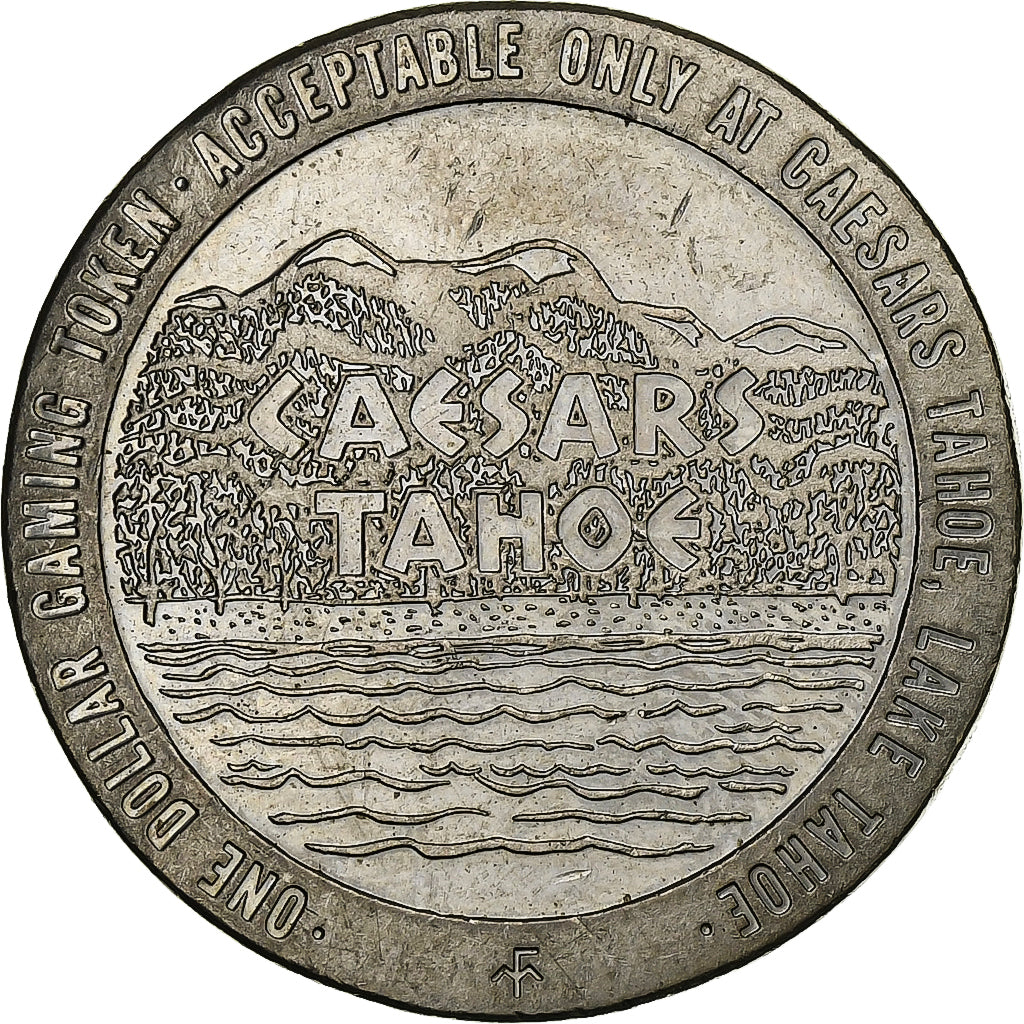 Stany Zjednoczone Ameryki, Token, Caesars Tahoe, 1984, Miedź-Nikiel, EF(40-45)