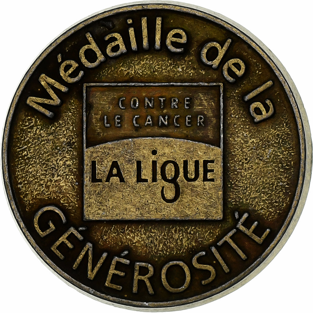 Francia, Gettone, Ligue contre le Cancer, Rame, BB+