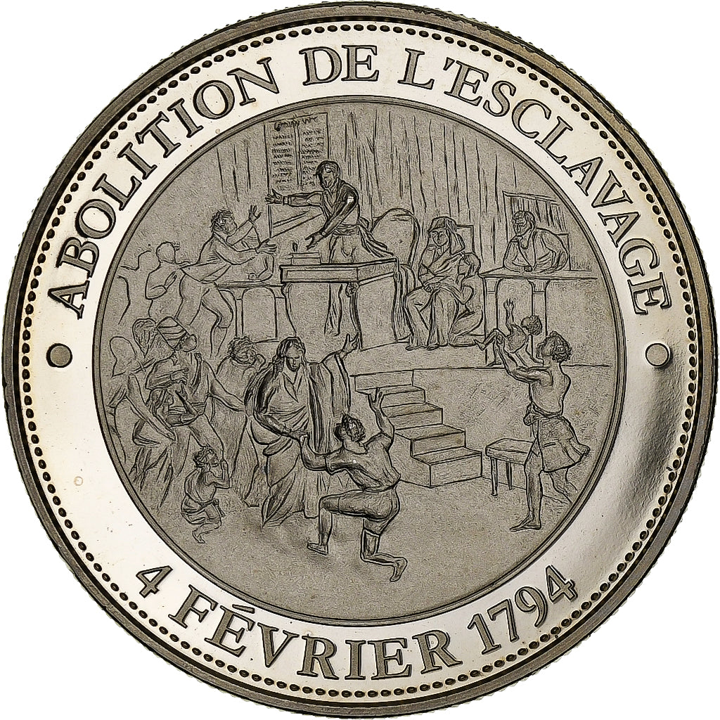 França, medalha, Révolution Française, Abolition de l'Esclavage