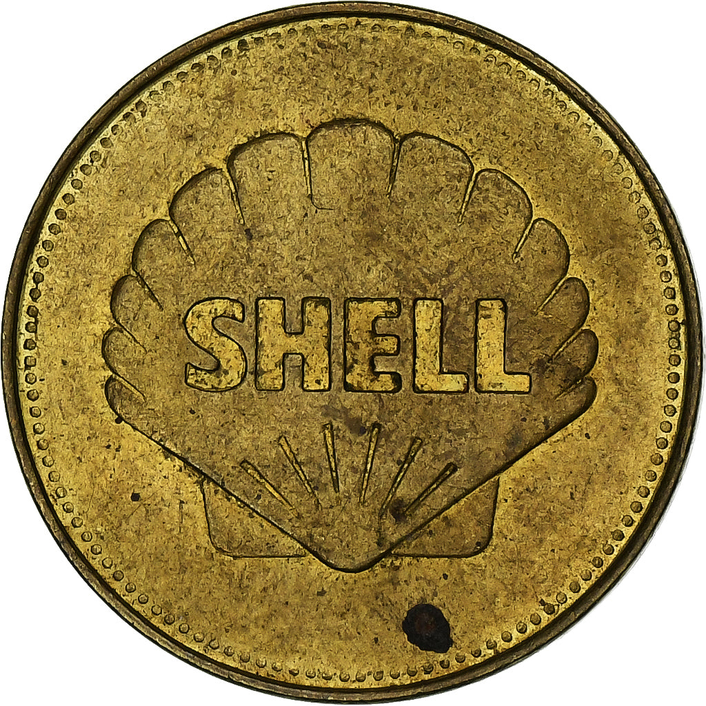Frankreich, betaalpenning, Collection Shell, Heinkel HE 178, Bronze-Aluminium