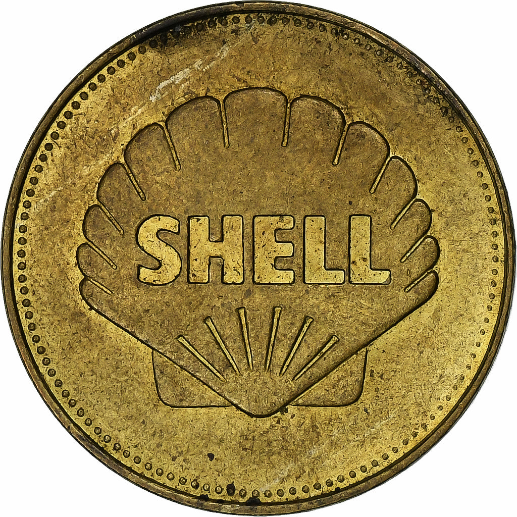 France, Token, Collection Shell, Wilbur and Orville Wright, Bronze-Aluminium