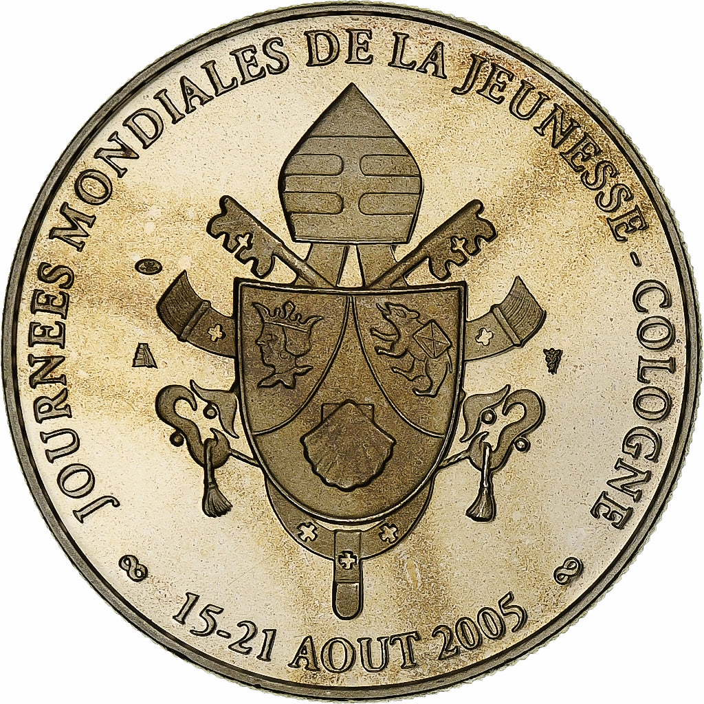 Vatican, Medal, Benoit XVI, Journées mondiales de la jeunesse, Cologne, 2005