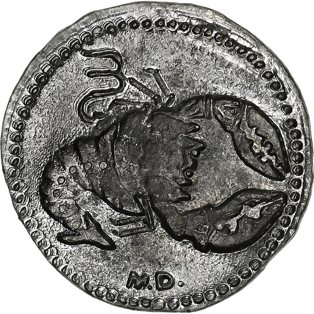 France, Token, Signe Zodiacal, Scorpion, Métal, EF(40-45)