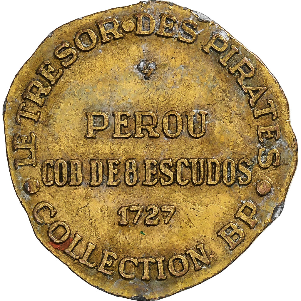 France, Token, Collection BP, 8 Escudos, Copper, EF(40-45)