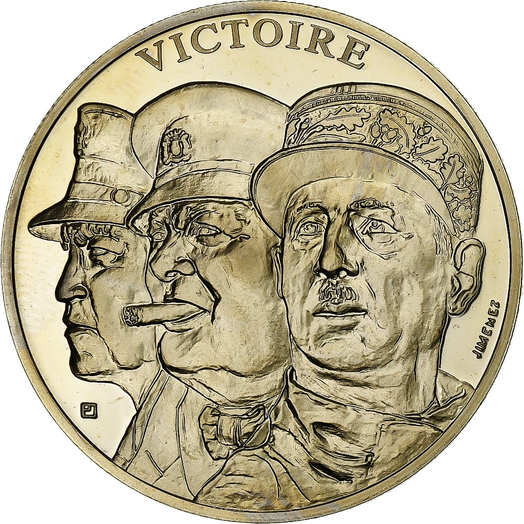 Francia, medaglia, Seconde Guerre Mondiale, Victoire du 8 Mai 1945, Rame-nichel