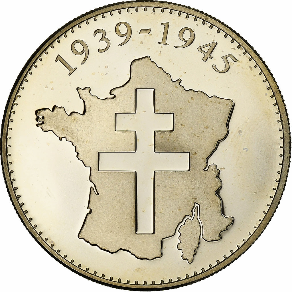 Francia, medaglia, Seconde Guerre Mondiale, Victoire du 8 Mai 1945, Rame-nichel
