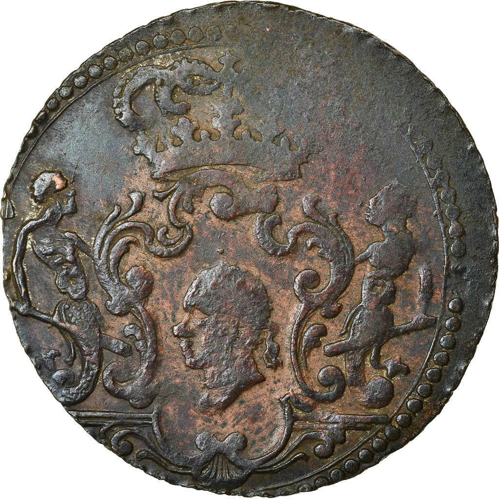 Münze, Italien Staaten, CORSICA, General Pasquale Paoli, 4 Soldi, 1765, Murato