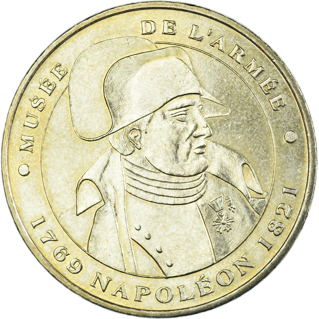 Other Coins, Token, 2008, Musée de l'armée, AU(50-53), Copper-nickel Aluminium