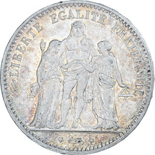Coin, France, Hercule, 5 Francs, 1874, Paris, AU(50-53), Silver, KM:820.1
