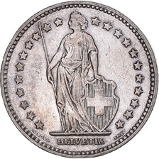 Coin, Switzerland, 2 Francs, 1928, Bern, VF(30-35), Silver, KM:21